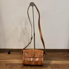 【良品】Dakota ダコタ レザー 本革製 ショルダーバッグ 編み込み