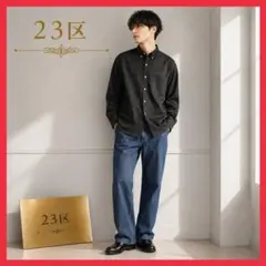美品❤️23区❤️ニジュウサンク❤️水玉❤️ドット柄❤️長袖シャツ❤️メンズ❤️大きめ❤️48❤️のサムネイル