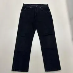 Wrangler ブラックバギーデニム