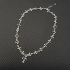 E*n様 メンズ　クロスネックレス　シルバー　十字架　48センチ＋5センチ