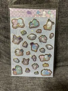 3 Sanrio キャンディシールキキララハンギョドンぽちゃこクロミ