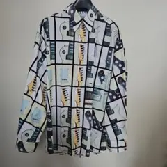 Paul Smith JEANS ギター柄 長袖シャツ Lサイズのサムネイル