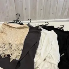 【まとめ売り】美品　タイトスカート　レーススカート　オフィスカジュアル　袖フレア