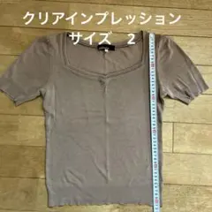 クリア　インプレッション　レディース半袖ニットのサムネイル