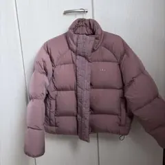 《美品》adidas ダウン くすみピンクのサムネイル