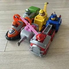 パウ・パトロール ベーシックビークル(フィギュア付き) 6台セット