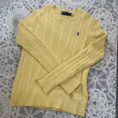 Polo Ralph Lauren ケーブルニット イエローのサムネイル