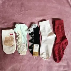 レディース靴下　　22～25㎝　５足セット