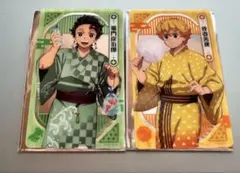 鬼滅の刃 漆ノ章inナムコキャンペーン クリアカード 特典 竈門炭治郎 我妻善逸
