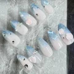 ハンドメイドネイルチップ 10個セット【即購入可能】