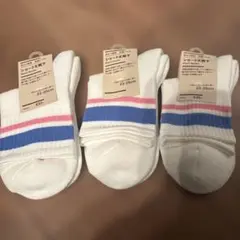 ローソンコラボ　MUJI ショートソックス 23-25cm ホワイト