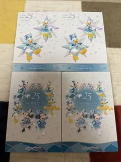 東京ディズニーシー 25周年 ポストカード 4枚セット　ホテルミラコスタ