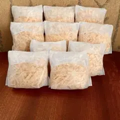 ♢14 削りたてをお届けします　ヒノキチップ　ヒノキおがくず10袋　かんなくず