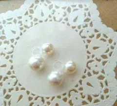 ダブルパールイヤリング