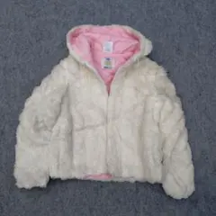 outer stuff フード付きファーコート キッズ