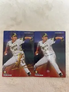 プロ野球　チップス　カード　阪神タイガース　100枚限定　藤川球児　レア　優勝 プロ野球 チップス カード 阪神タイガース 100枚限定 藤川球児 レア