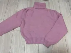 ZARA ざっくり可愛い♡タートルネックニット ピンク