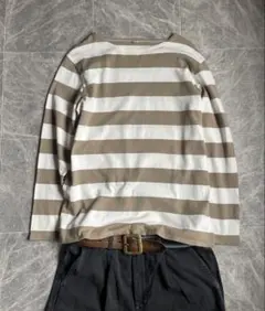 old uniqlo ボーダーロンT アーカイブ　cityboy y2k