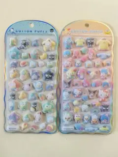 ボンボンドロップシール　コットンパフィーシール　サンリオ　集合　キティ