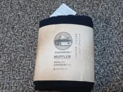 THE SHOP TK カシミヤブレンドマフラー　ネイビー