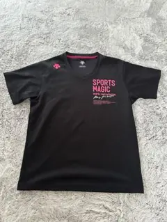 デサント バレーボールTシャツ ブラック 男女兼用Mサイズ