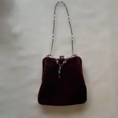 ジルスチュアート ベルベット パーティーバッグ