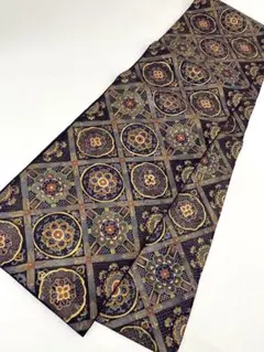 特選 蘇州刺繍 全通 袋帯 華紋 唐花 正絹 D784 - メルカリ