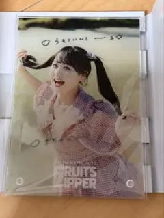 FRUITSZIPPER松本かれんパーラー衣装チェキサイン入り - メルカリ