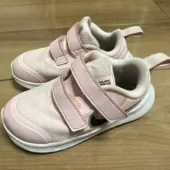 NIKE ピンク ベルクロスニーカー　14センチ