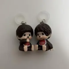 モンチッチ めじるしアクセサリー ミニフィギュア 2点セット アンブレラマーカー