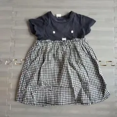 【プティマイン】ミッフィー　半袖　ワンピース　100サイズ