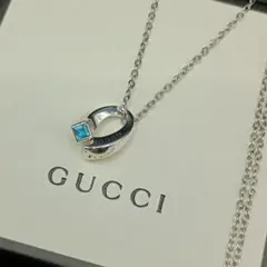 美品✨GUCCI ブルートパーズ 馬蹄 ネックレス 50cm SILVER925 - メルカリ