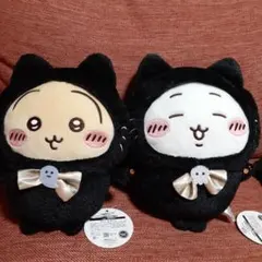 ちいかわ 黒猫ぬいぐるみ 2点