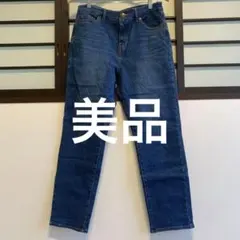 美品★SHOO LA RUE ダークブルー デニムパンツ LL