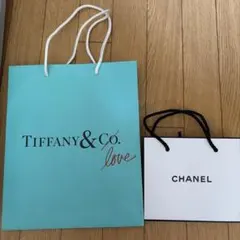 Tiffany & Co. & CHANEL ショッピングバッグセット