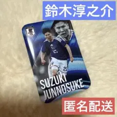 サッカー 日本代表 サムライブルー 長方形缶バッジ 缶バッジ 鈴木淳之介
