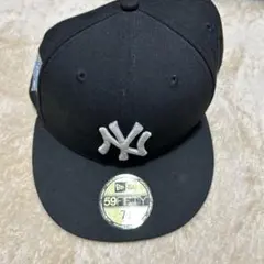 New Era 59FIFTY ブラックキャップ 7 1/4