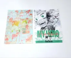 ①w.僕のヒーローアカデミア 原画展 クリアファイル 緑谷 爆豪 ジャンフェス