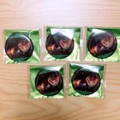 鬼滅の刃 劇場グッズ ものがたる眼差し 缶バッジA 竈門炭治郎 5点セット③