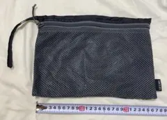 ミリタリーメッシュポーチ(黒ブラック)