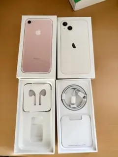 iPhone8・13箱/ライトニングケーブル