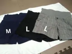 マタニティ　ショートパンツ М〜Lサイズ3点 セット まとめ売り