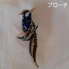 ブローチ　鳥　とり