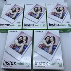 【期限切れ】フジフィルム インスタックスミニ チェキ用フィルム 10枚入×5P