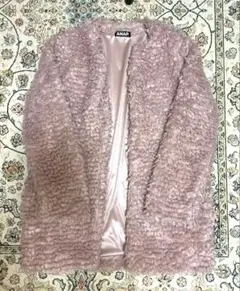 ANAP ファー風ピンクコート