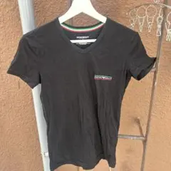 EMPORIO ARMANI ブラック Vネック Tシャツ S