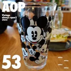 ミッキー レトロ グラス 食器 グラス カップ コップ Disney