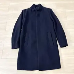 極美品 セオリー 現行タグ コート カシミヤ混 BELVIN ネイビー 【227