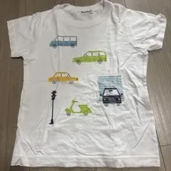 familiar 車イラスト Tシャツ 120cm