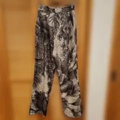 美品☆パラスパレス☆ボタニカル インディゴ染 イージーパンツ - メルカリ